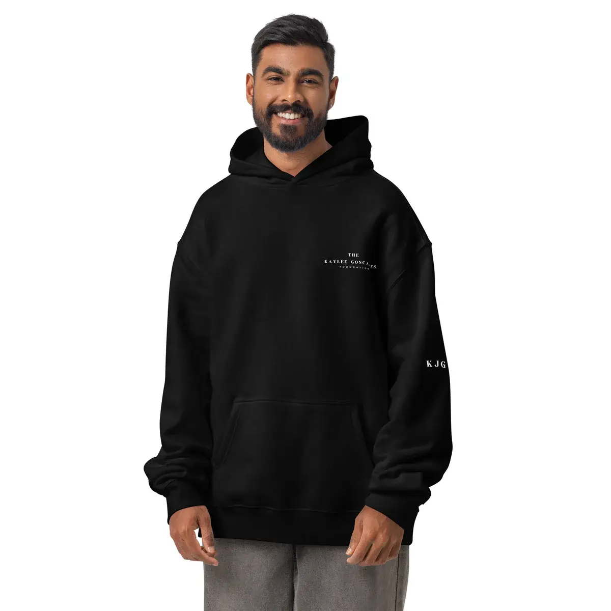 unisex-relax-hoodie-black-front-6a21bd222e278